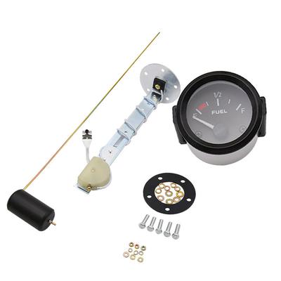 2" 52mm Fuel Level Gauge Car Meter with Fuel Float Sensor Black Rim Automotive Gauges 12V 240-33ohm Oil Fuel Level Gauge Shell