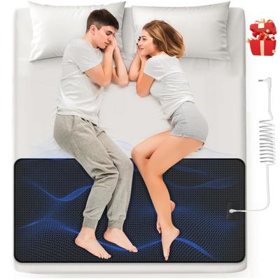 Uzemňovacia podložka do postele, 27''×60'' (Kráľovná) - Uzemňovacia podložka pre lepší spánok, úľavu od stresu a bolesti svalov, vrátane uzemňovacieho kábla