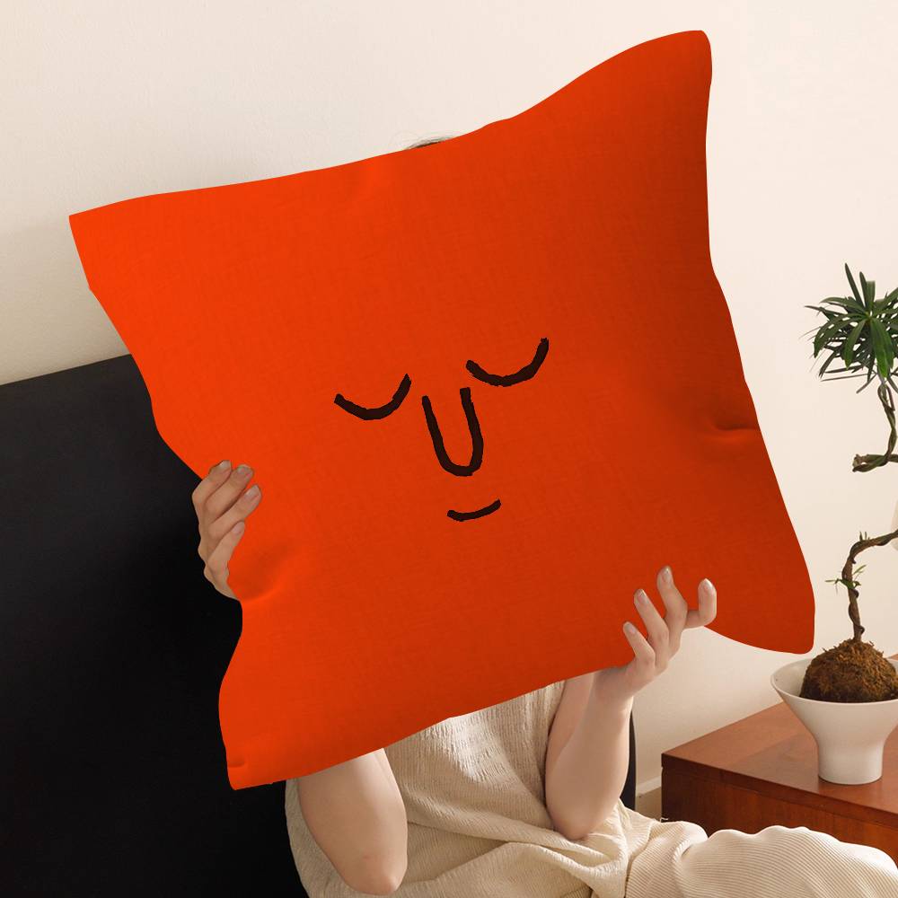 Art J-Jean J-Jullien Cute Lucky Dragon Pillow Cover Sofa Cushion Cover Home Room Decoration Children Gift