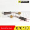 Copper Graphite Brushes for Servo Motor - Sizes: 6/7/8 x 8 x 15/20/25/30mm