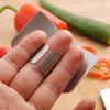 1pc Stainless Steel Finger Protector Kitchen Knife Cutting Cooking Finger Protector Safe Kitchen Durable Chop Shield Cut Gadget