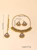 European Exotic Classical Dignified Earrings: Filigree Water Drop Jewelry Set