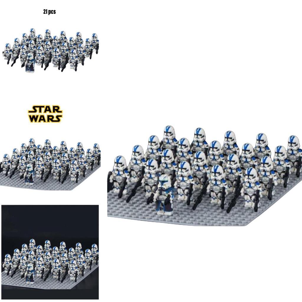 Star Wars Legion Soldatenkommandant 21 Stück ABS-Kunststoff Bausteine
