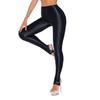 Womens Plus Size Glossy Stirrup Leggings High Waist Elastic Waist Tummy Control Gym Yoga Workout Pants