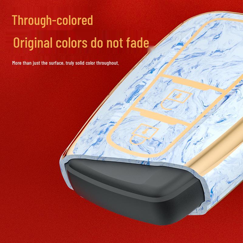 Chinese Style Key Case for Toyota Camry, Prado, Avalon, and Yize - Full Coverage Protective Cover