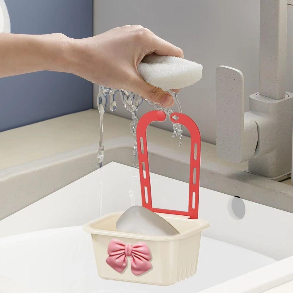 Creative Kitchen Garbage Filter Quickly Drain Soap Sponge Shelf  Kitchen Accessories