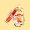 Little God of Wealth Cartoon Horse Bag Pendant Cute New Year Keyring  Festive Decor