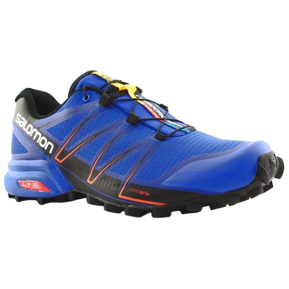 SALOMON Speedcross Pro Comfortable Versatile Non-Slip Durable Low-Top Running Shoes Men Running Shoes Blue 376077