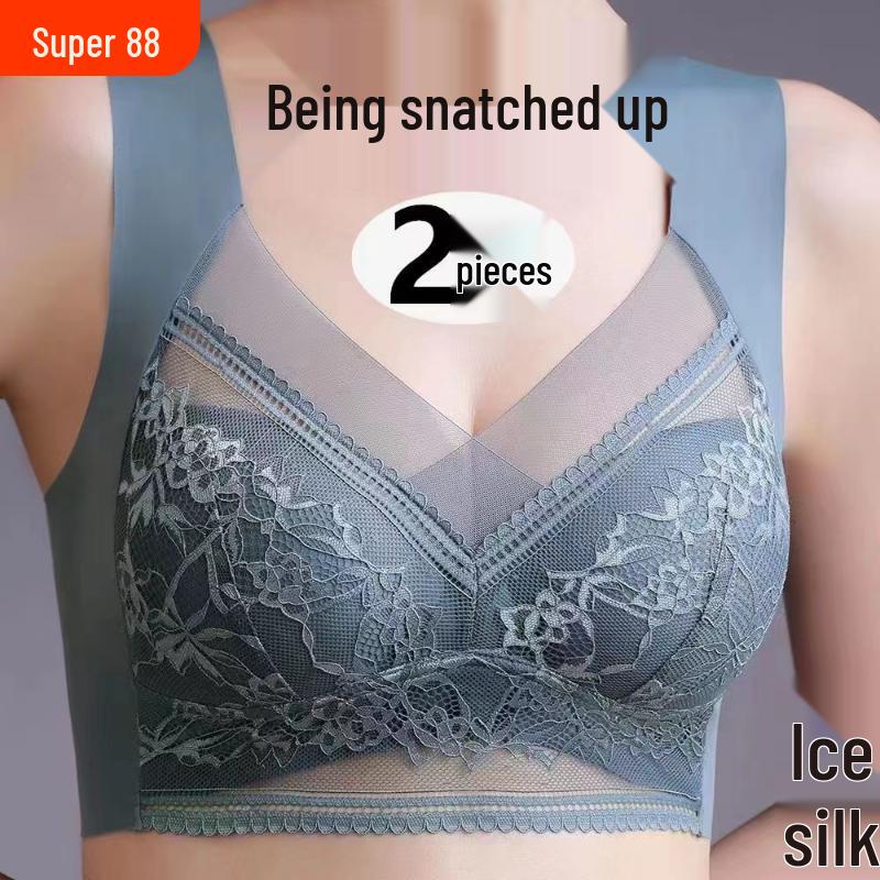 Elegantly Designed Push-up Bra for Small Busts with a Chic Back, Minimizing Effect for Larger Busts, Strapless, and Seamless Fixed Cups.