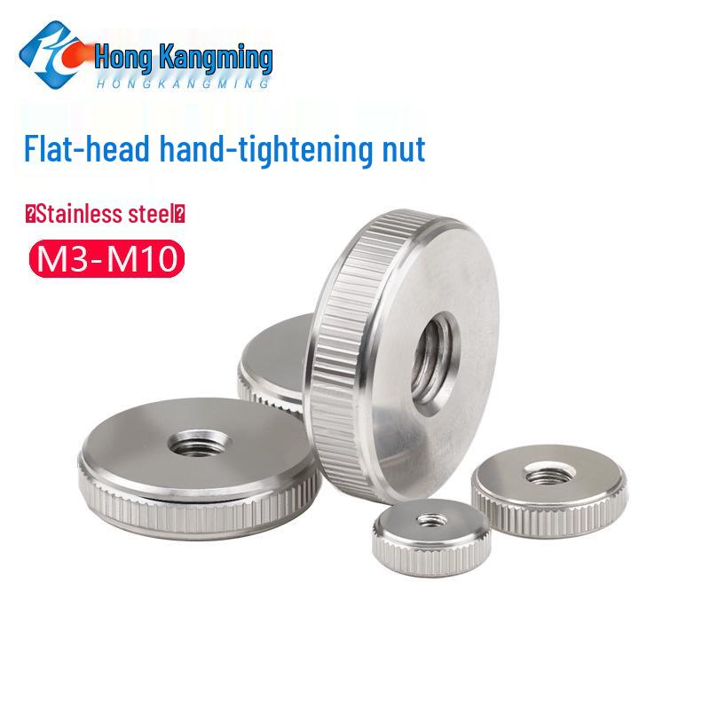 Stainless Steel M3/M6/M10 High-Strength Knurled Nut