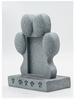 Pet Memorial Gifts - Pawprint Dog Memorial Gifts for Loss of Dog with Picture Frame, Pet Headstone Grave Markers with Sympathy