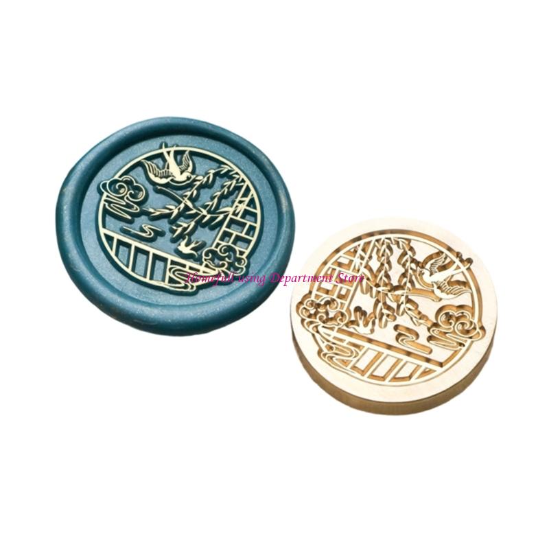 Animal Series Sealing Waxed Stamp Brass Head Butterfly Wax Seal Stamp for Envelope Wedding Invitation Decorations