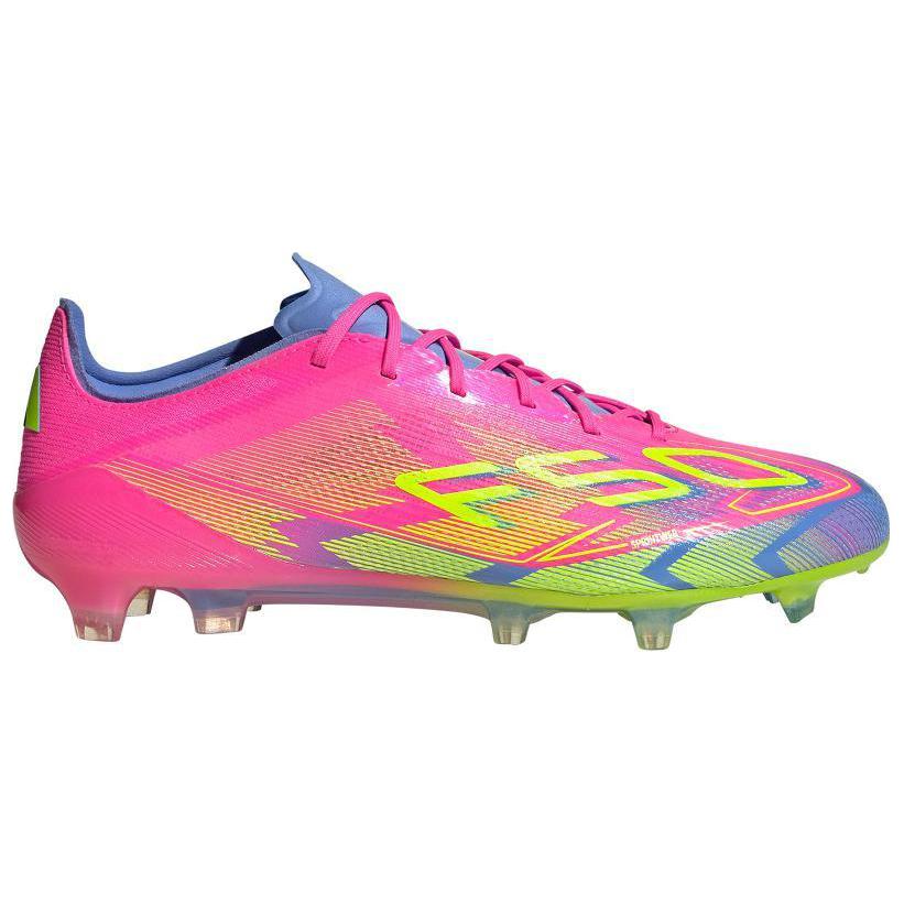 adidas F50 Elite FG Mystic Victory Pack Unisex Sneakers Lucid-Pink Lucid-Lemon Blue-Fusion IE1203