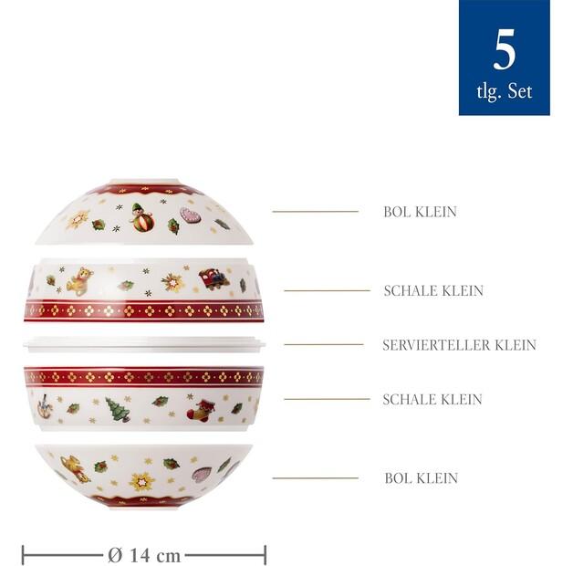 Villeroy & Boch Iconic La Boule Toy's Delight Tableware, 5 Pieces (1485859050)