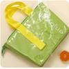 Solid Color Insulated Lunch Bag Large Capacity Thermal Picnic Bag Lunch Handbag  Picnic