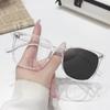 New Pochromic Square Sunglasses Rectangle Fashion Women Men Shades Sun Glasses for Female Male Traveling Oculos Plain Glasses