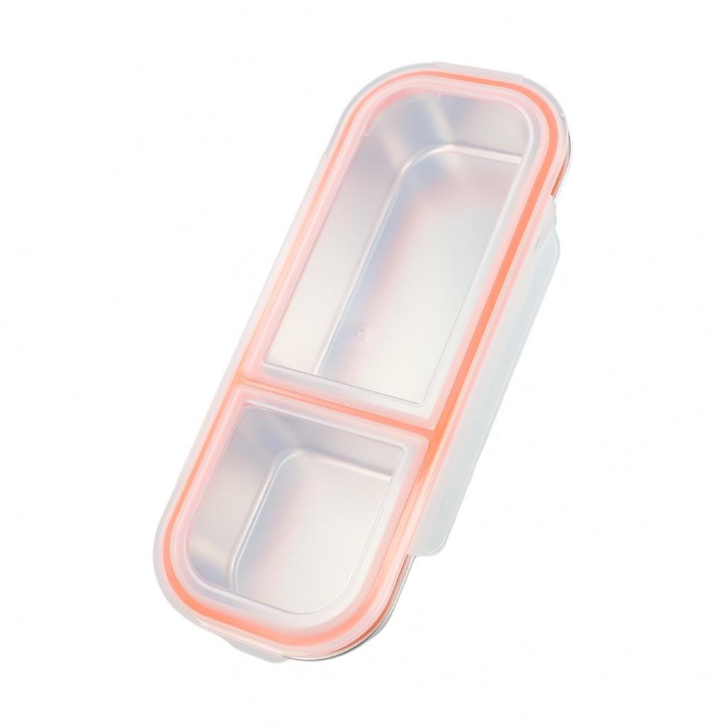 3-Fach Lunchbox Edelstahl Snackbehälter Auslaufsicheres Design