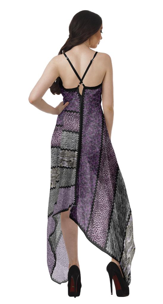 Moomaya Handkerchief Dress Women Printed Halter Summer Dresses Women