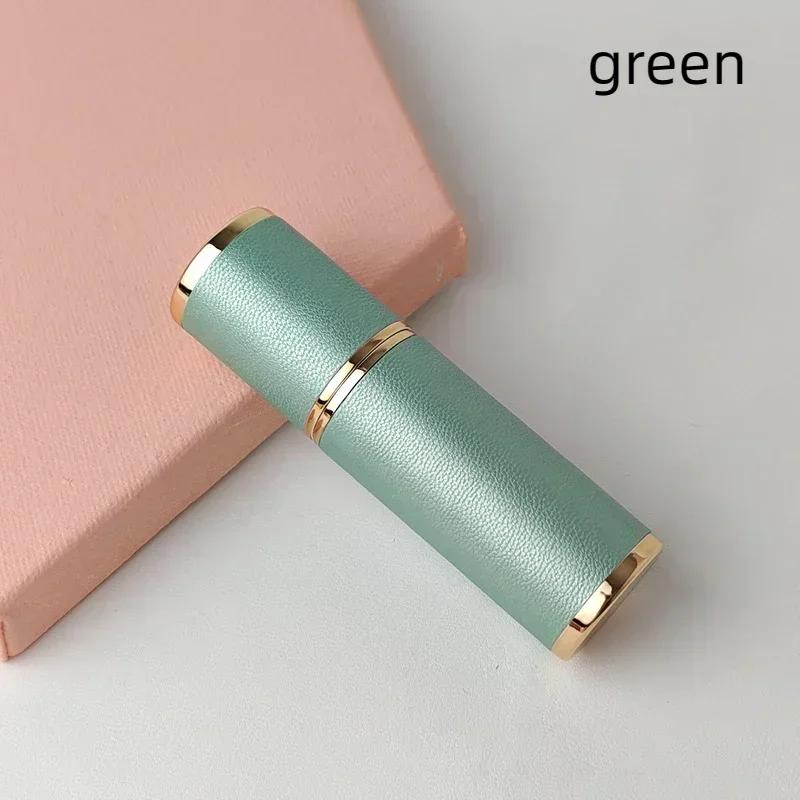 5ml Refillable Spray Atomizer Portable Leather Empty Cosmetic Containers Sub-bottling Fine Mist Perfume Atomizer Cosmetic 1pc
