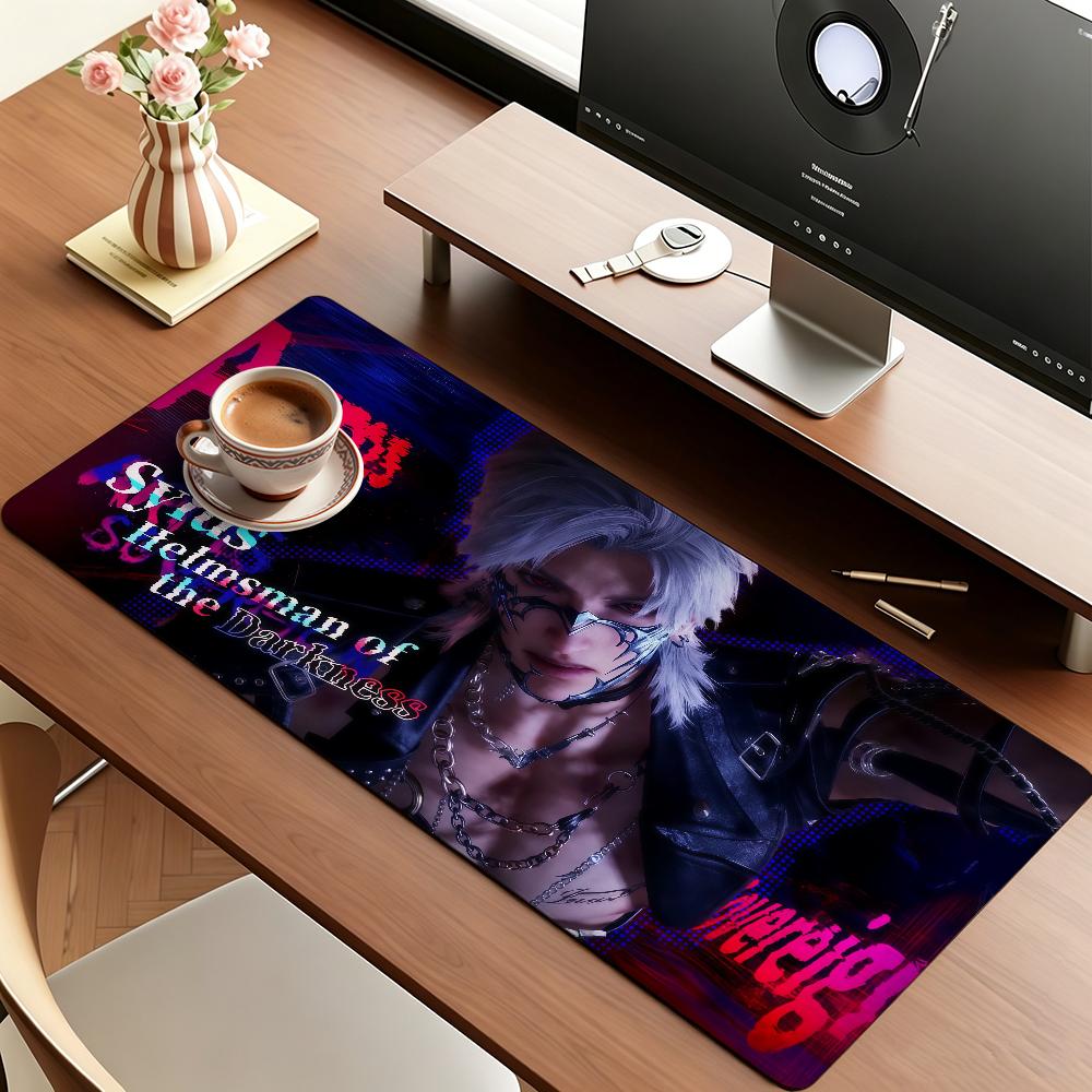 Game Love And Deepspace Sylus Mouse Pad Anti Slip Rubber Edge Locked Thickened Laptop Gaming Desk Mat