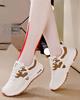 2024 Women's Lightweight Large Leather Running Shoes: Korean-Style Casual Sneakers