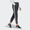 Adidas Casual Side Stripe Tapered Knit Pants Women Bottoms Black GP0642