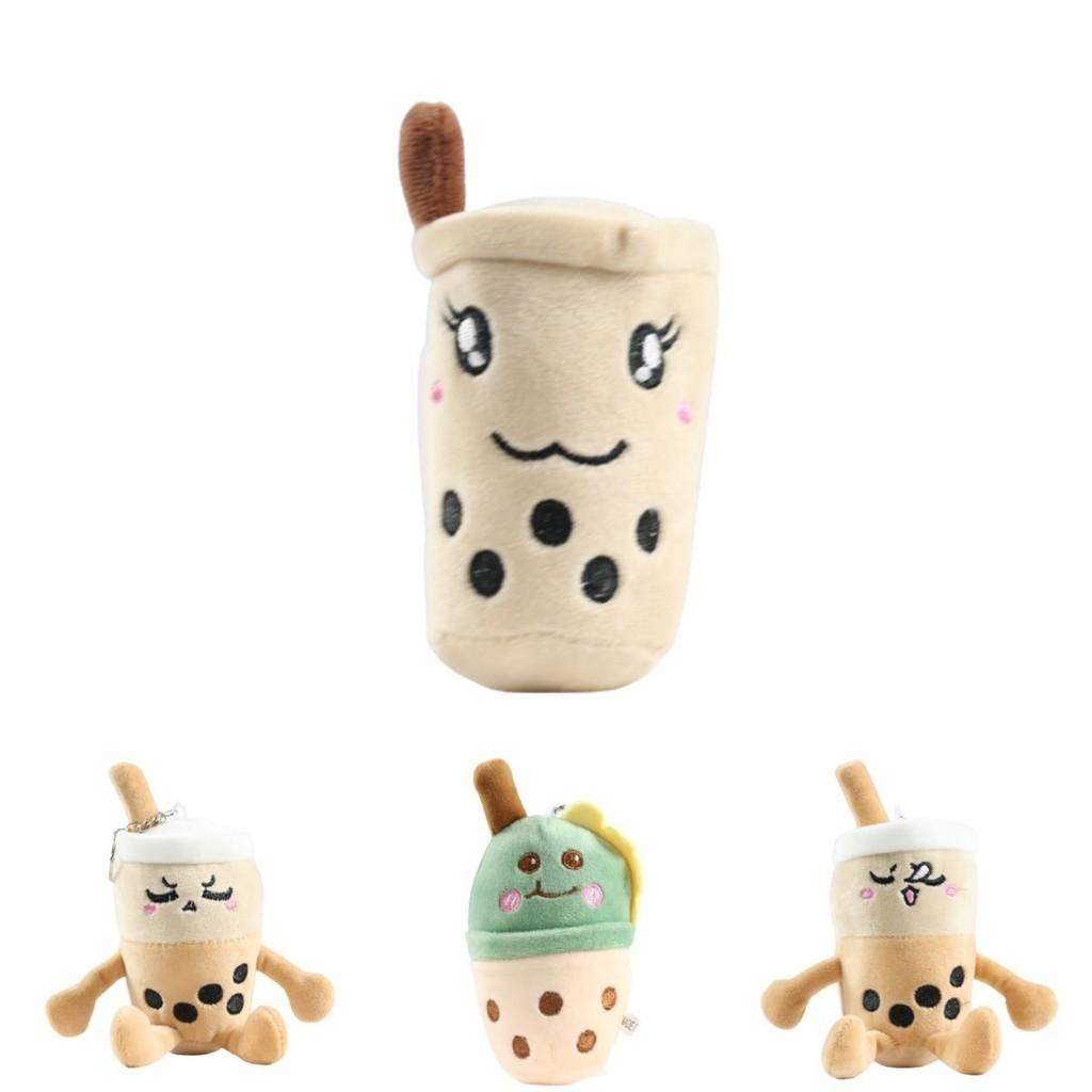 Soft Plush Bubble Tea Boba Cup Keychain Pendant Perfect Gift For Tea Lovers