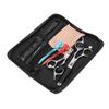Professional Haircutting Scissors Set Barber Hairdressing Thinning Flat Shears Kit