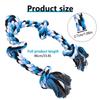 Cotton Dog Chew Toy Interactive Indestructible Dog Rope Toy  Tug of War