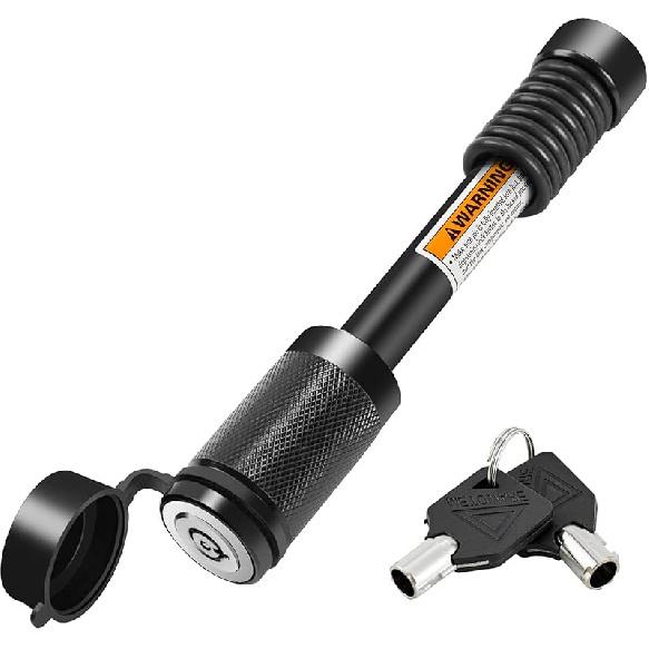 METOWARE Trailer Hitch Lock Hitch Receiver Pin Lock Fits Class III IV V and 2”- 3-1/2" Receiver with 5/8" Dia 4” Lock Pin and 8 Anti-Rattle