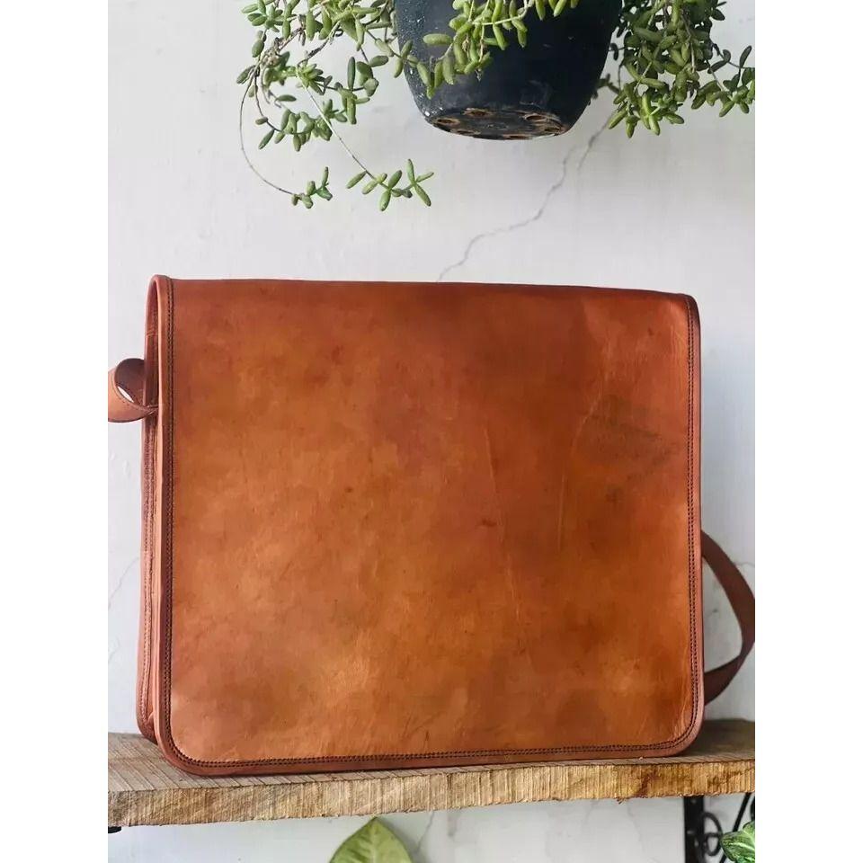 Handmade Expertly Made Laptop Messenger Bag Rare Men's Briefcase Satchel