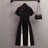 Women's Plus Size Summer Qipao: Gentle Chinese Style Tea Break Little Black Dress