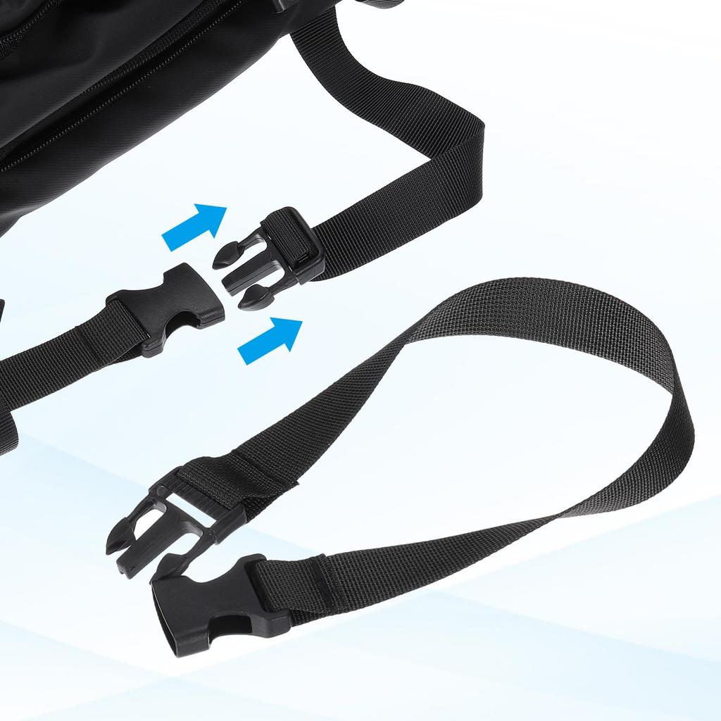 uxcell Fanny Pack Extension 45cm x Belt Bag Extension Straps for Waist and Black 6-Pack Straps, 2.5cm, Bags, Pouches, Backpacks,