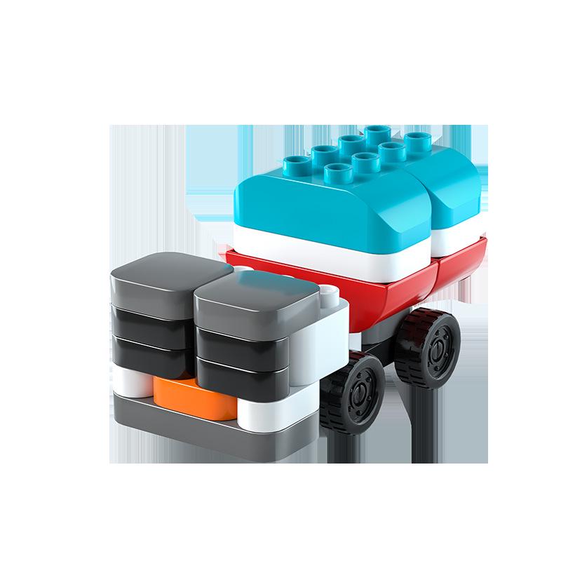 Lego-Compatible Engineering Vehicle Puzzle Car Building Toy for Kids 3-6