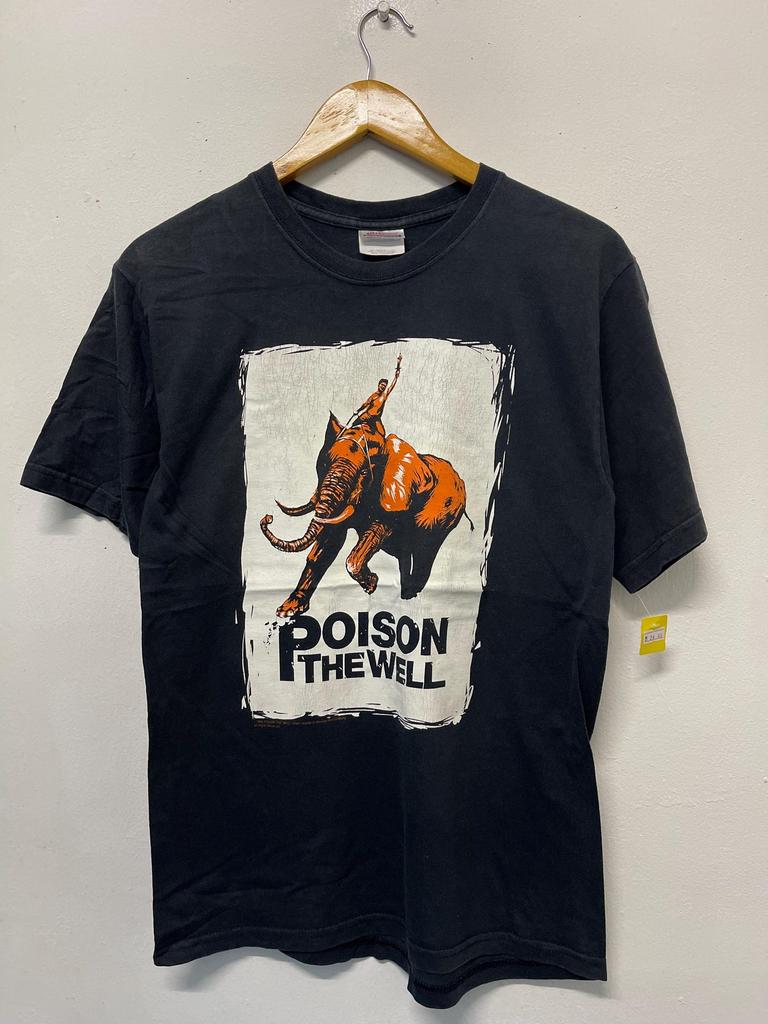 Vintage Y2K Poison Of The Well 2005 Band T-Shirt / Rare / Metalcore Music / American Post Hardcore / Black / S / Rock T-Shirt