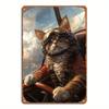 Vintage Metal Sign Funny Animal Bathroom Wall Decor Home Art Tin Plate