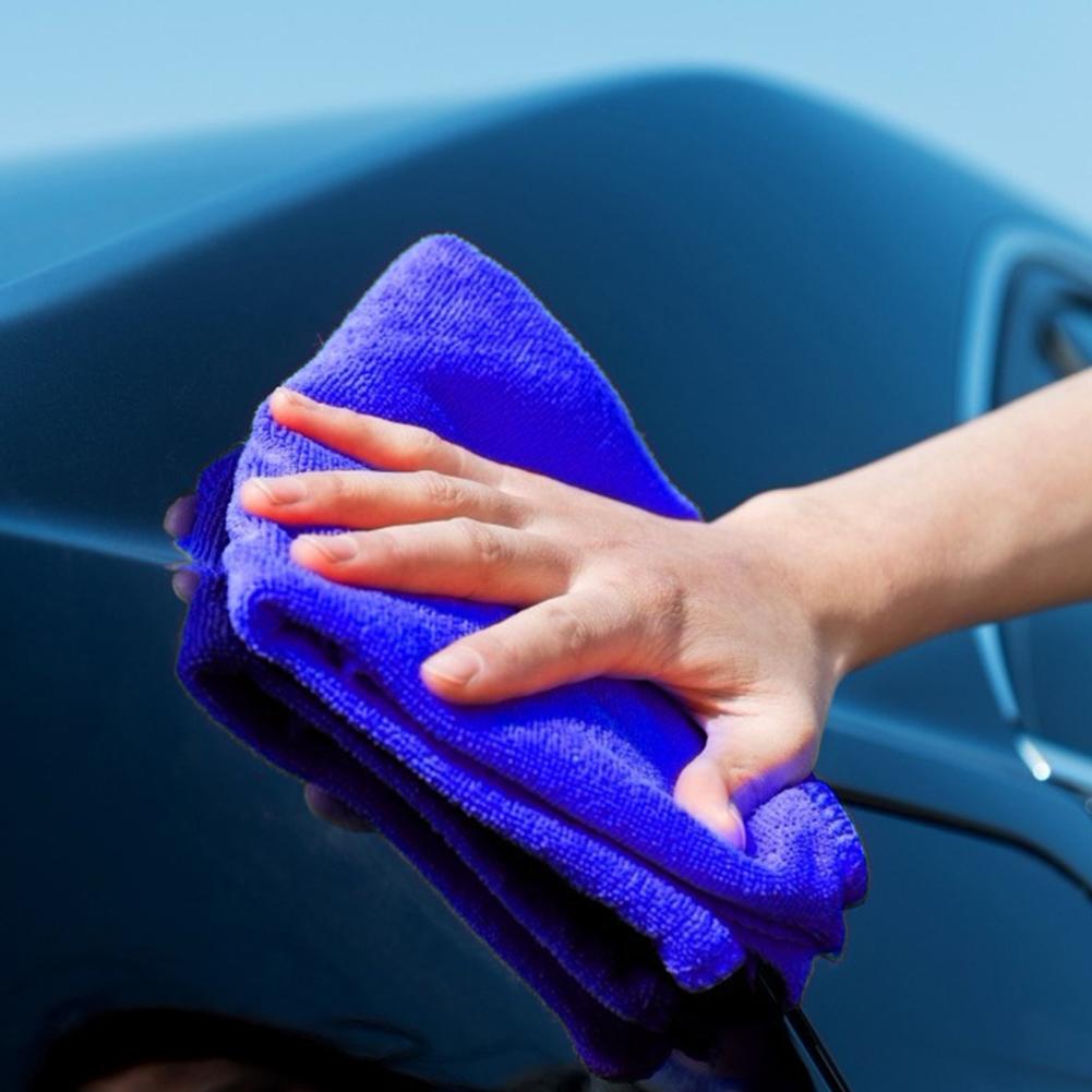 10-50PCS Microfiber Cleaning Towels Soft Car Wash Drying Cloth Towel Auto Detailing Polishing Cloth Household Cleaning Tools