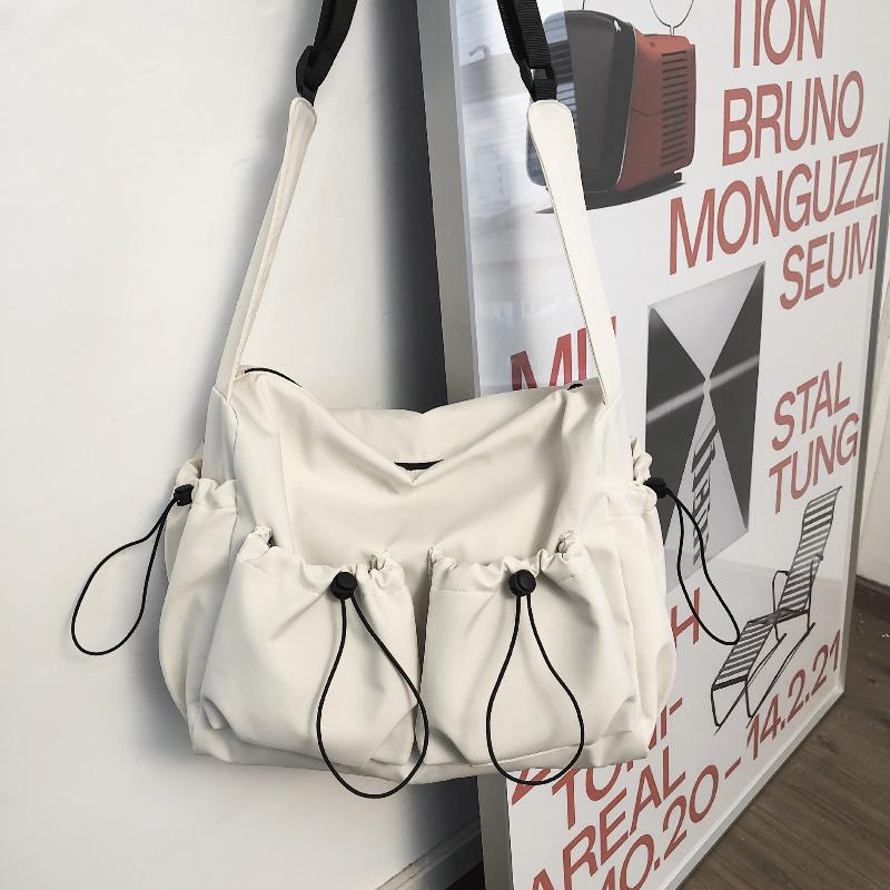 1pc Fashion Couple Shoulder Bag, Trendy Simple Crossbody Bag