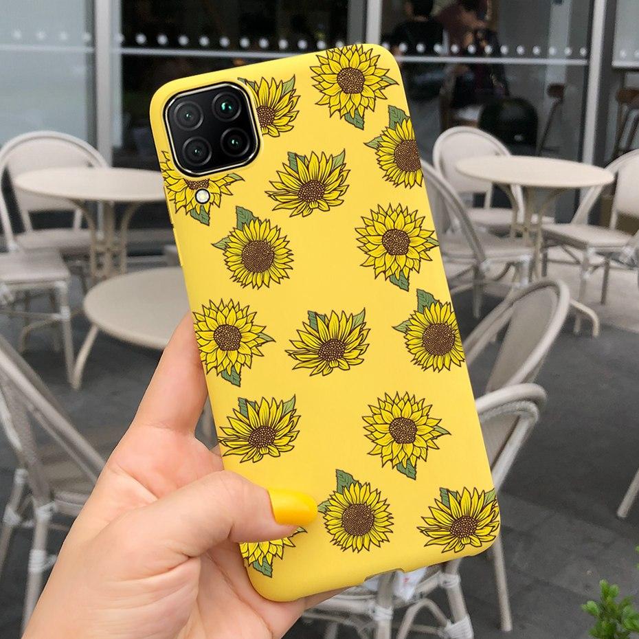 For Huawei P40 Lite Case Silicone Cute Cover Cases For Huawei P40 Lite E Cover Fundas P40Lite P 40 P40 Lite E TPU Coque Bumper