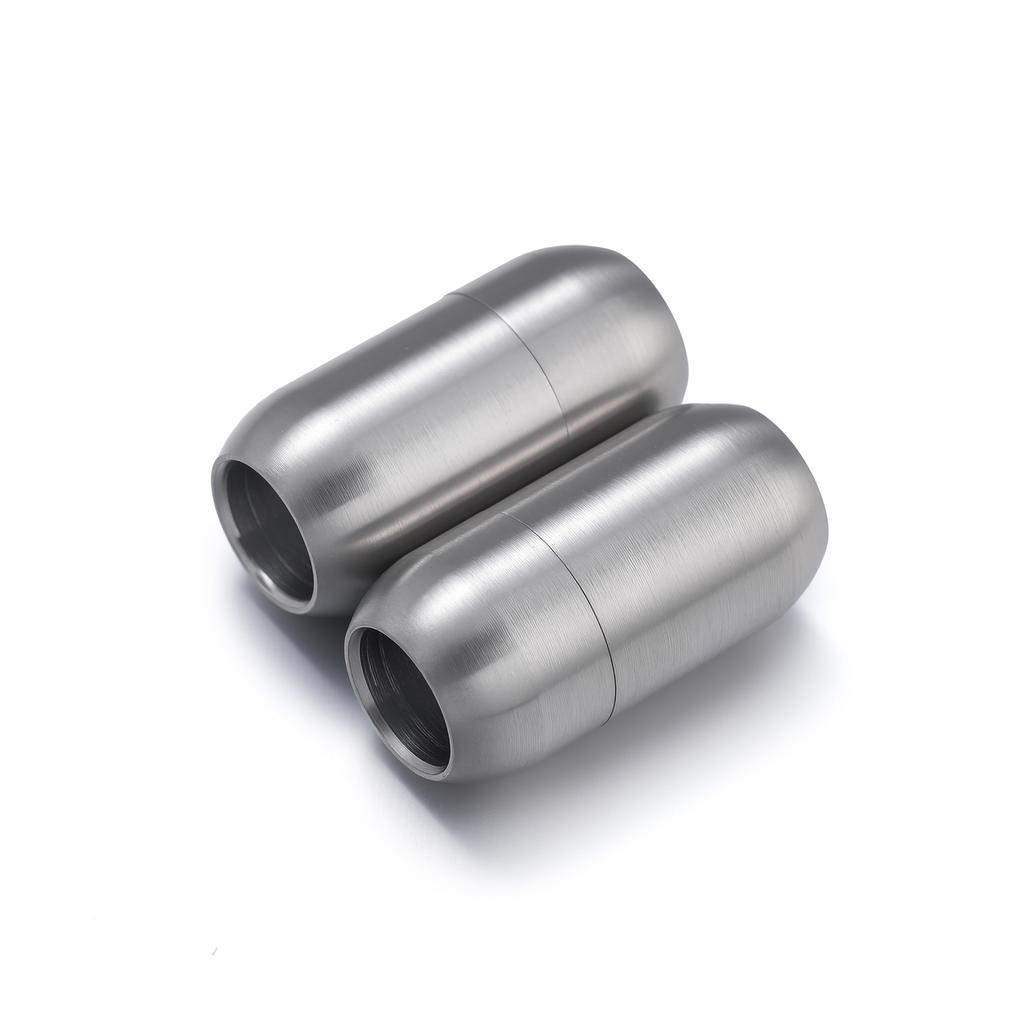 1 Stück Edelstahl 7-12mm Magnetverschlüsse Lederband Armband Magnet Spitze Schnalle Halskette DIY Verbindungsstücke Schmuckherstellung