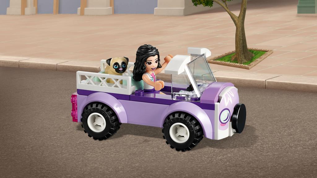 LEGO Friends Emma's Animal Clinic Car 41360 Building Blocks Toy for Girls