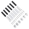 Solar Panel Mounting Bracket Kits Aluminum Alloy Flat Roof Solar Panel Mounting Brackets End Clamps