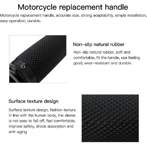 1 Pair 1" Motorcycle Hand Grips Fit for Kawasaki Vulcan 800 VN800A 1995-2005