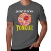 Kawaii Japanese Inspired Kawaii Funny Design On the Tip of My Tongue TShirt Summer Holiday TShirt
