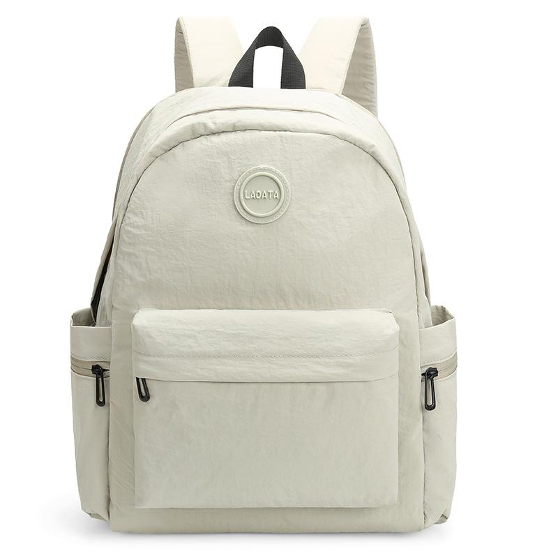 Schoolbag Premium sense casual backpack female college student simple lightweight schoolbag large capacity commuter high quality backpack