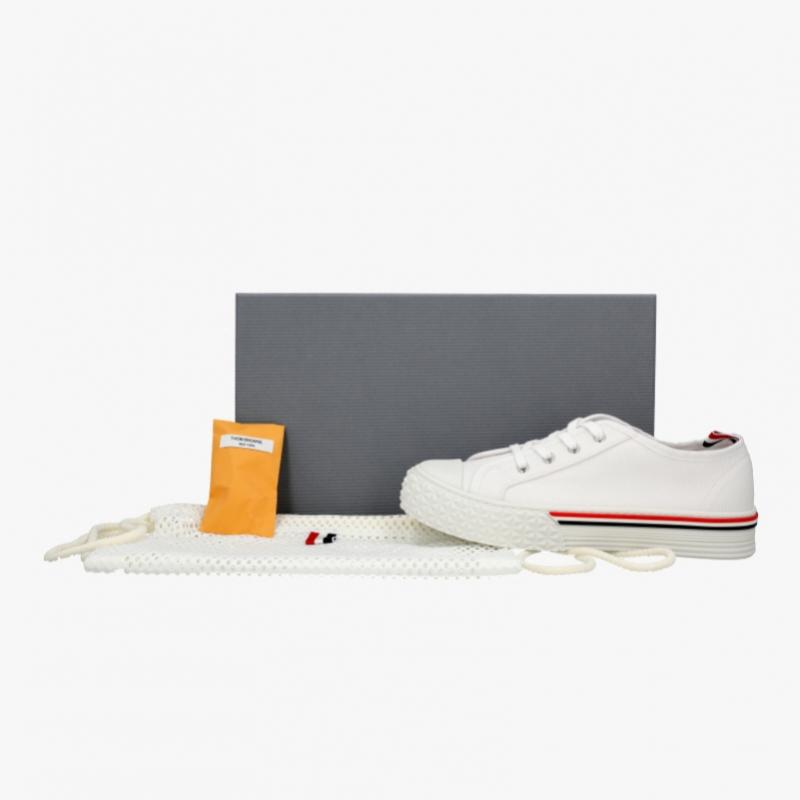 Thom Browne Stripe Collegiate Sneakers Mfd253a F0102