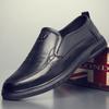 Leather Shoes Men's New Men's Shoes Middle-aged and Elderly Shoes Single Shoes Soft Non-slip Waterproof Cowhide
