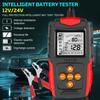 Auto- und Motorrad-Batterietester, 12V 24V Digitaler Analyzer, Misst SOH, SOC, CCA und IR, Batterietestwerkzeug für Auto, LKW und Motorrad