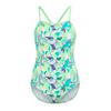 Slazenger Girls Floral Tie Back One Piece Swimsuit