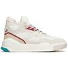 Anta Life Collection Flame Durable Breathable Mid-Top Skateboard Shoes Women's Gray White Red Sneakers 122148088-8